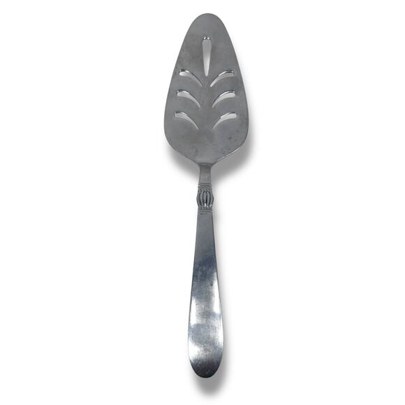 Vintage Nasco Pierced Cake Pie Serving Utensil 10" Karen Stainless Steel Japan - Picture 1 of 6
